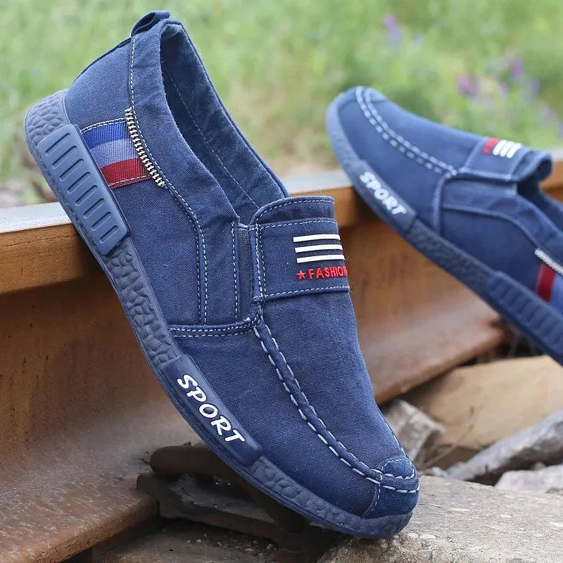 Mocassin Slip-On Toile Homme