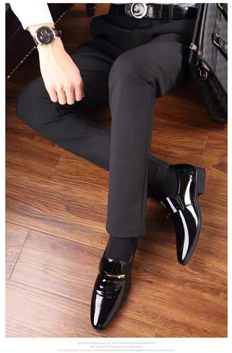 Mocassin Bordeaux Homme Vernis