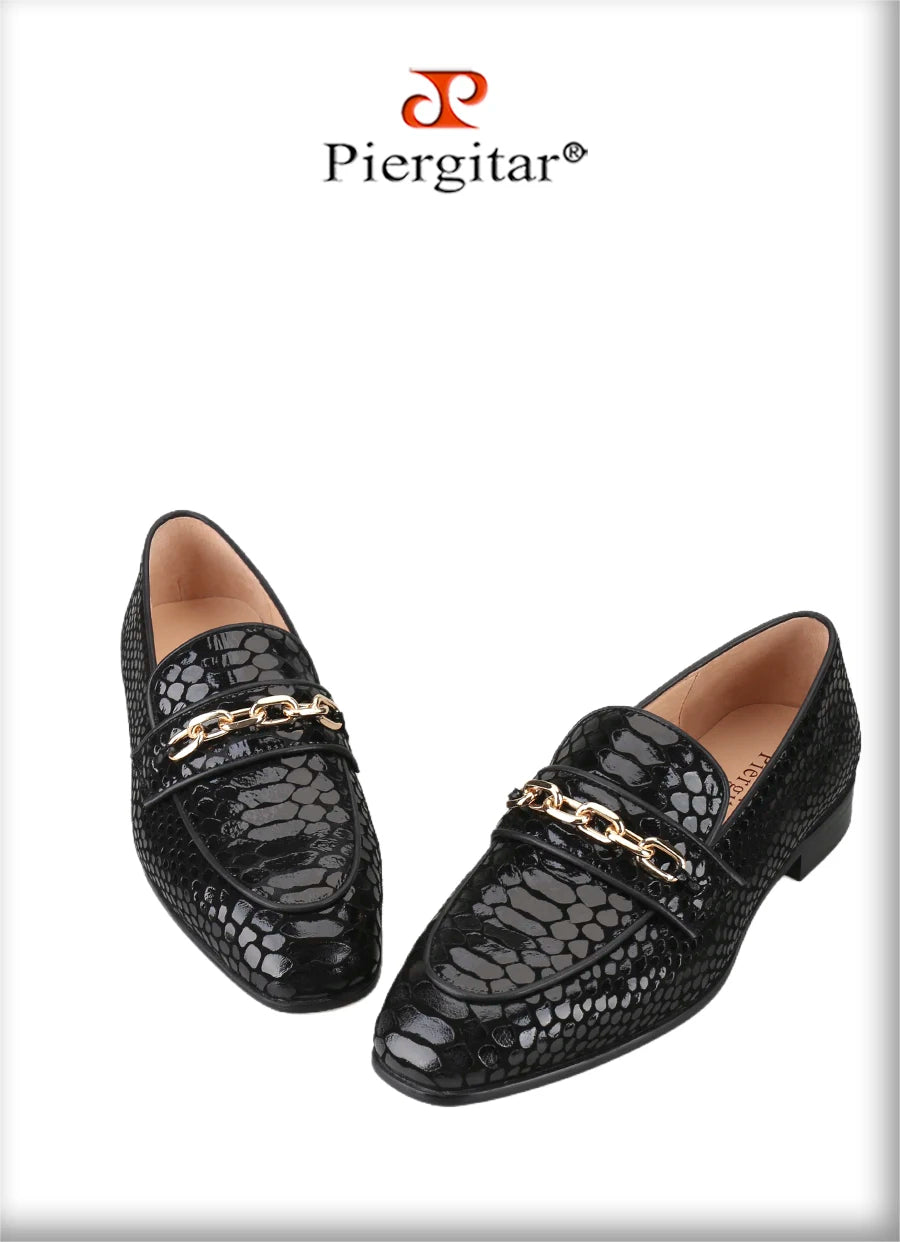 Mocassin Boucle Dorée Homme