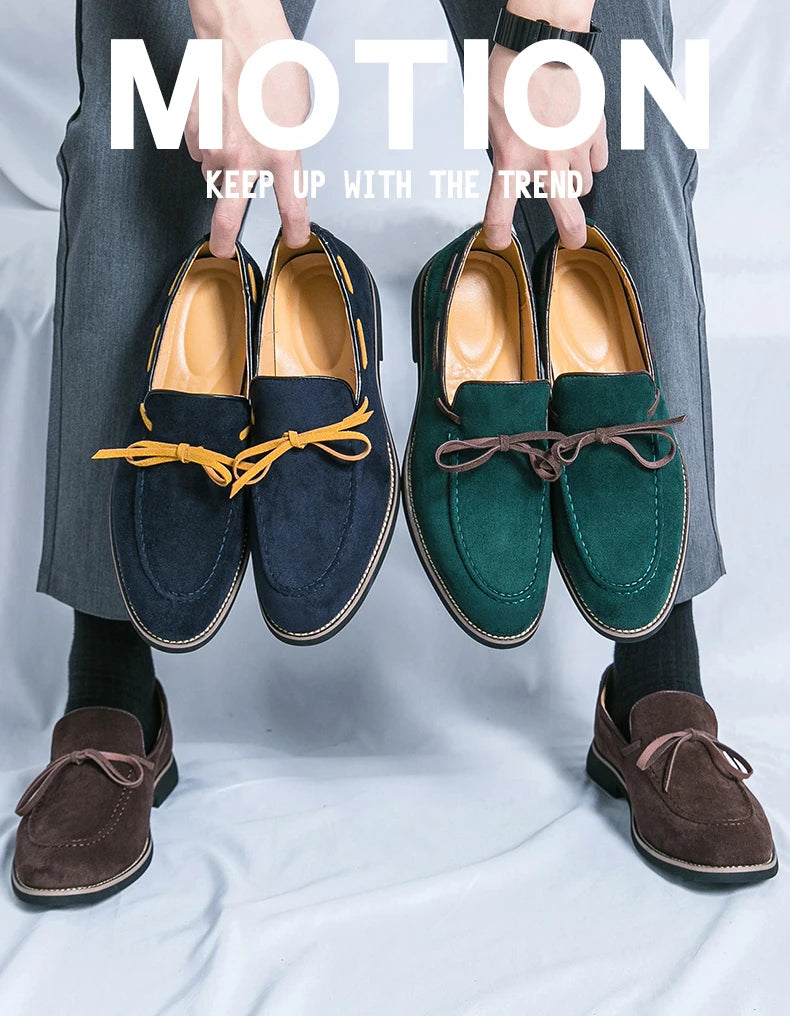 Mocassin Penny Homme Vert