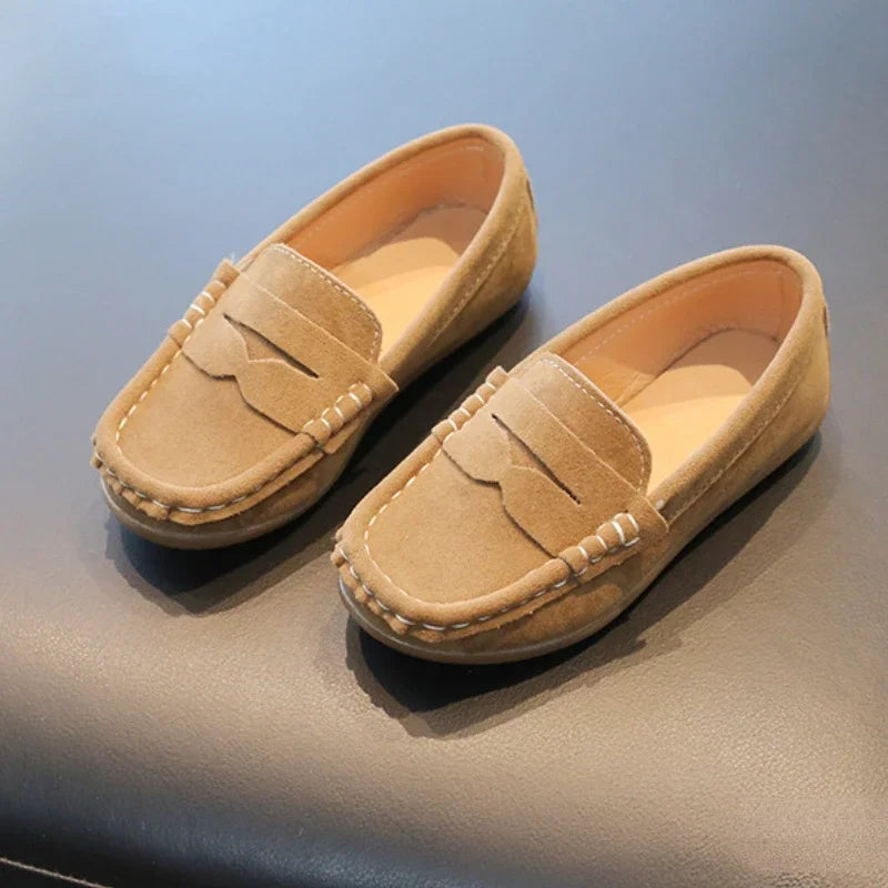 Boy Leather Shoe Spring Autumn Versatile Children's School Formal Performance Loafers Causal Non-slip Kids Slip-on Flats Shoes