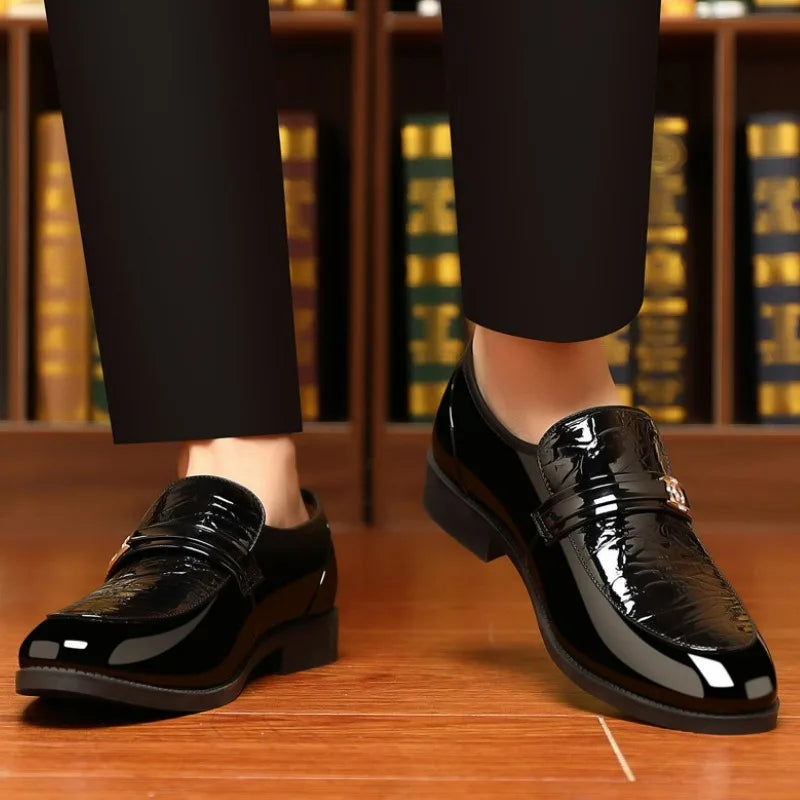 Mocassin Homme Bout Pointu Vernis