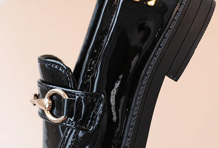 Girl Shoe Fashion Flats for Children Casual Kid Shoe Comfortable PU Leather Shoes Boys Girl Kid Candy Loafers Flat Boy Shoe여아 구두