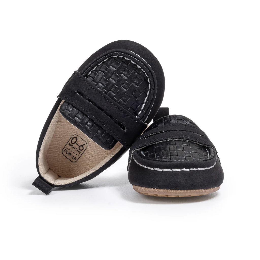 KIDSUN Baby Girls Boys Classic Loafers Infant Oxford Dress Shoes Prewalker Soft Slip On Moccasin Crib Flats Newborn Shoes