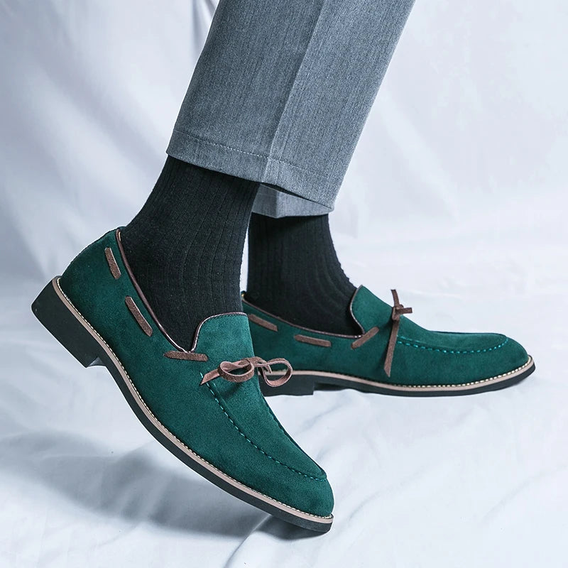 Mocassin Penny Homme Vert