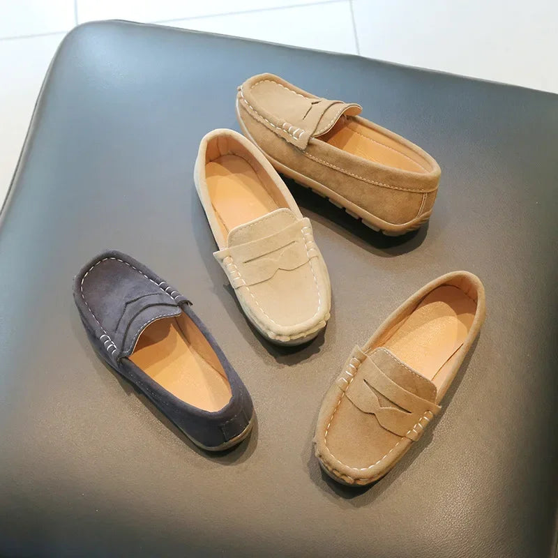 Boy Leather Shoe Spring Autumn Versatile Children's School Formal Performance Loafers Causal Non-slip Kids Slip-on Flats Shoes
