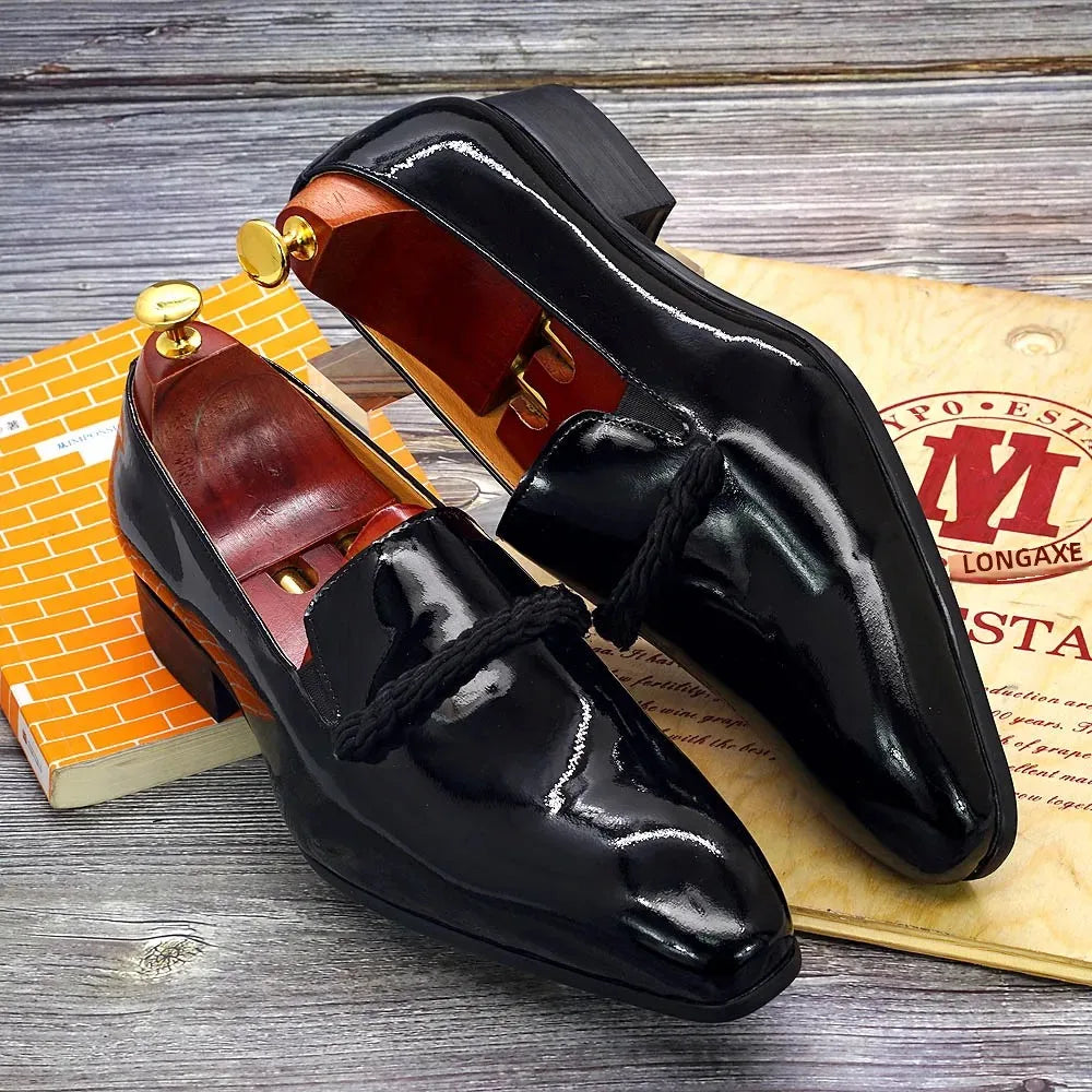 Mocassin de Soirée Homme Vernis Luxe
