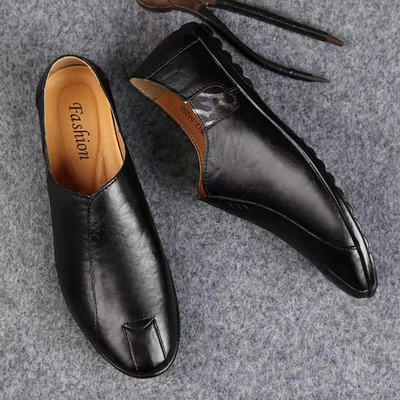 Mocassin Chocolat Homme