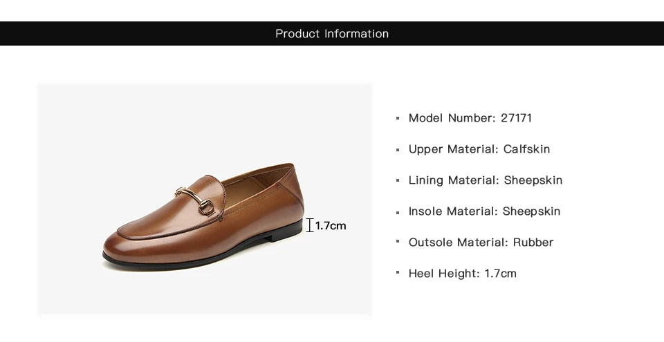 BEAUTODAY Dress Shoes Women Loafers Cow Leather Sheepskin Rubber Formal Business Suit Ladies 2025 Spring Autumn Handmade 27171