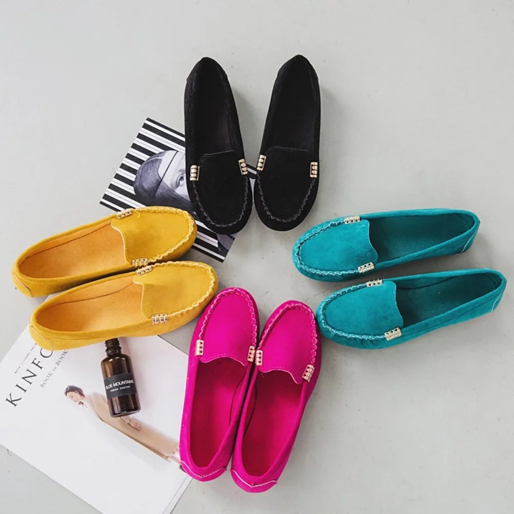 Mocassin Jean Femme
