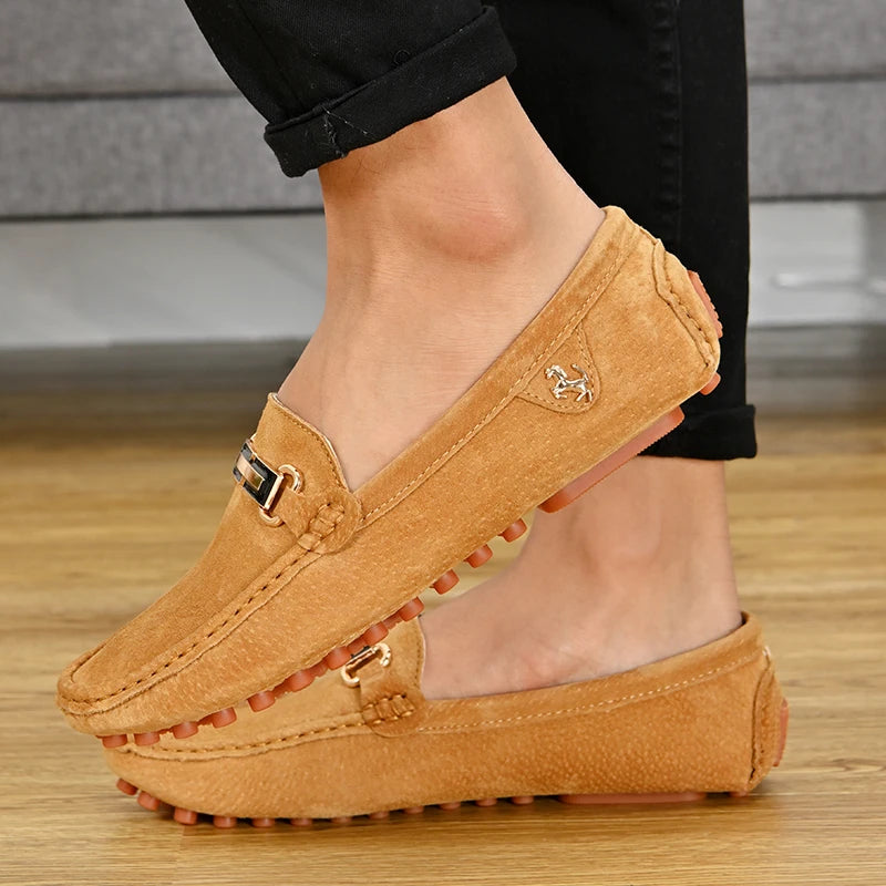 Mocassin Bleu Nuit Homme