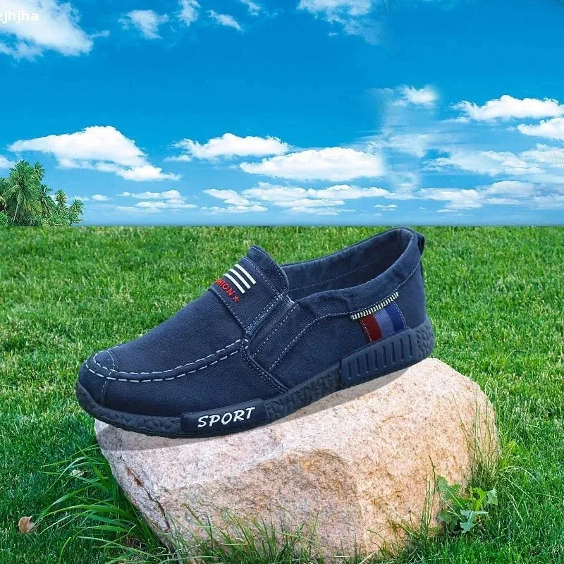 Mocassin Slip-On Toile Homme