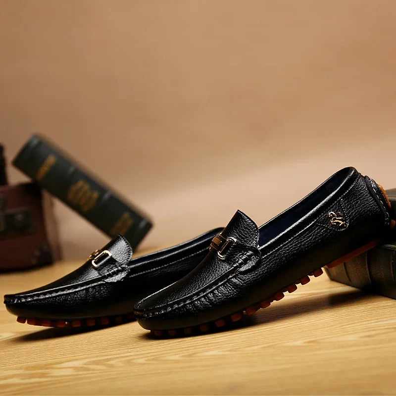 Mocassin Turquoise Homme