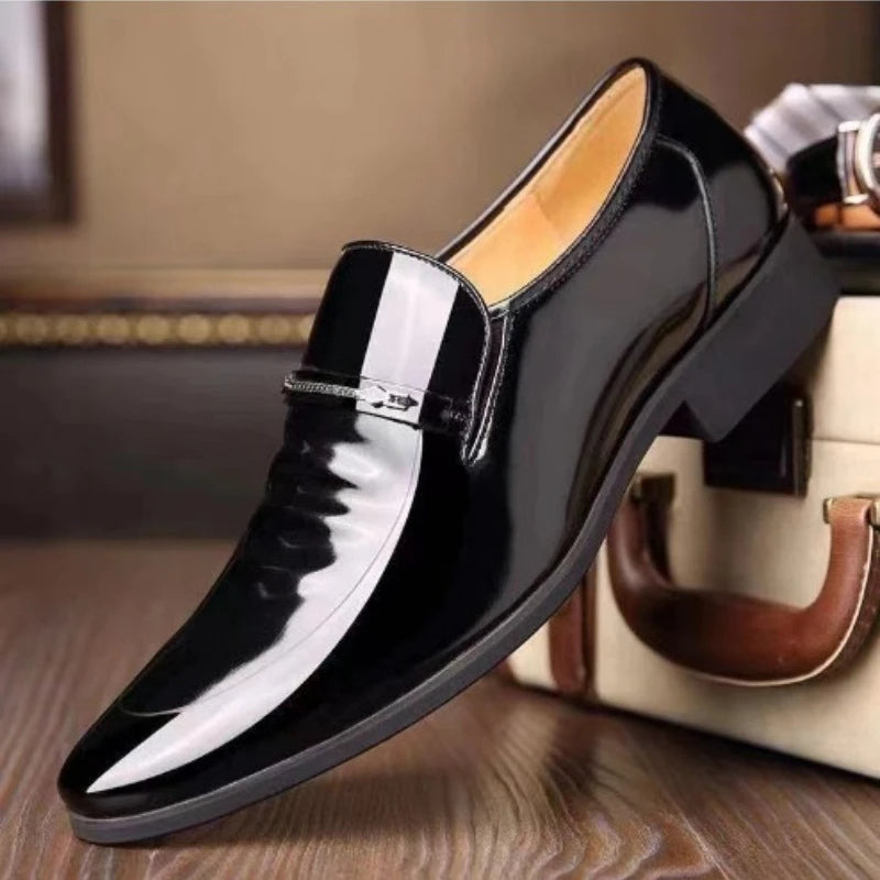 Mocassin Bordeaux Homme Vernis