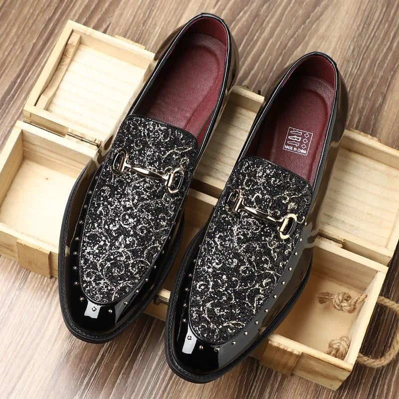 Mocassin Homme Paillettes