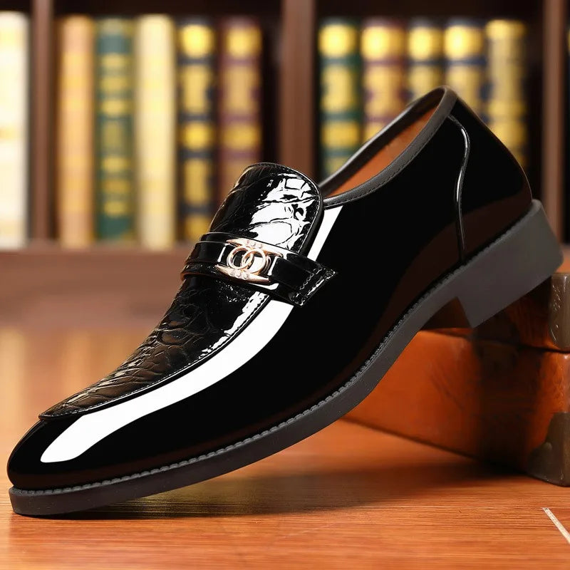 Mocassin Homme Bout Pointu Vernis