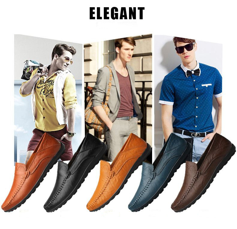 Mocassin Camel Homme