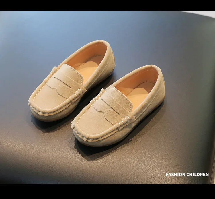 Spring Autumn Boy Leather Shoe Fashion Breathable Non-slip Children Loafers Causal Kids School Party Wedding Formal Flats Shoes