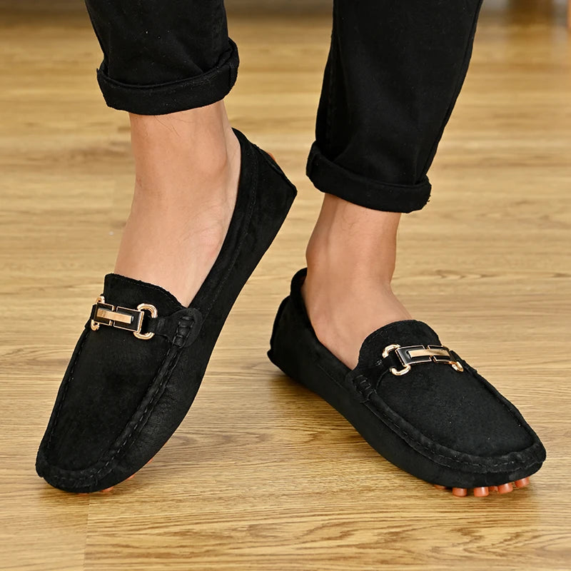 Mocassin Bleu Nuit Homme