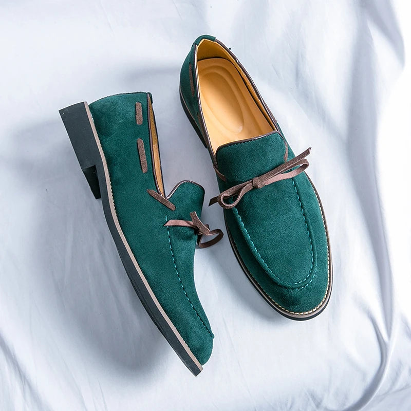 Mocassin Penny Homme Vert