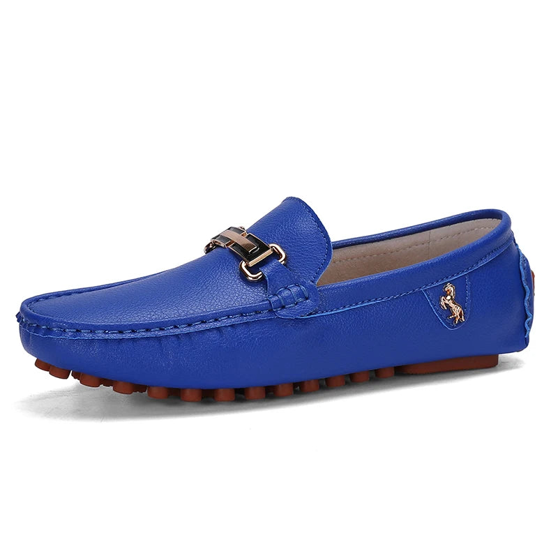 Mocassin Turquoise Homme