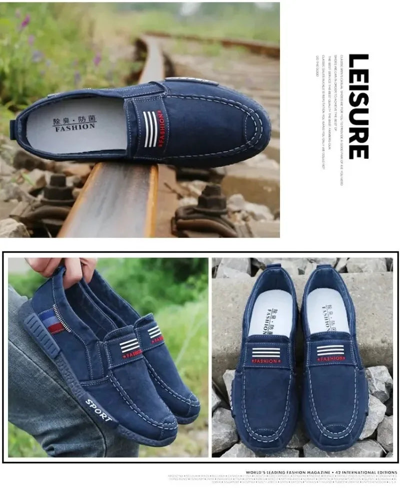 Mocassin Slip-On Toile Homme