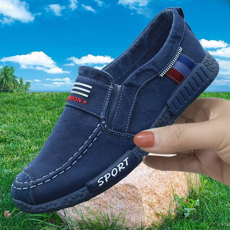 Mocassin Slip-On Toile Homme