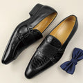 Mocassin Croco Bout Pointu Homme