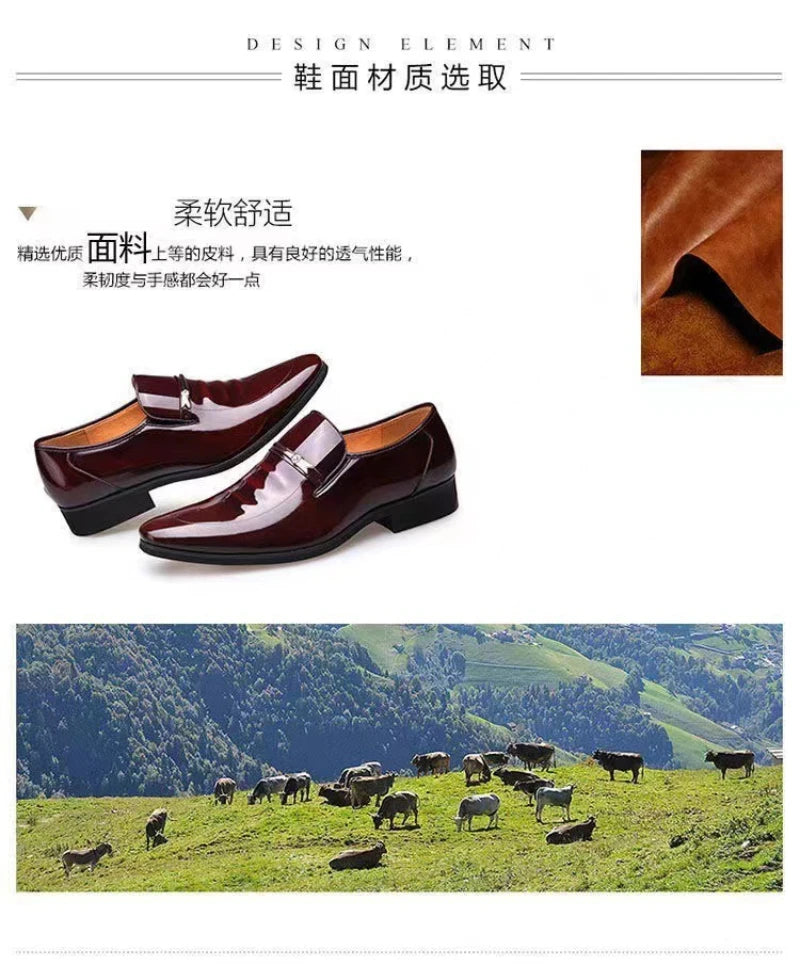 Mocassin Bordeaux Homme Vernis