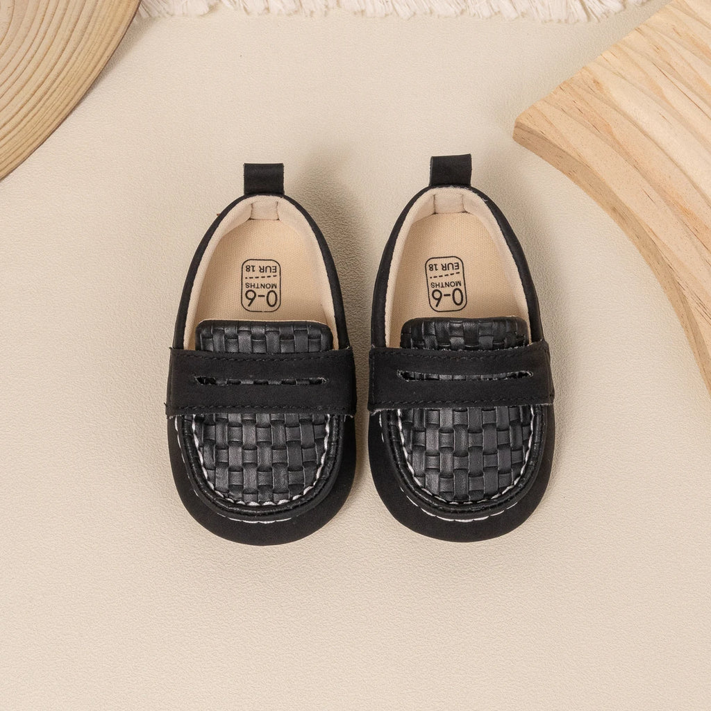 KIDSUN Baby Girls Boys Classic Loafers Infant Oxford Dress Shoes Prewalker Soft Slip On Moccasin Crib Flats Newborn Shoes