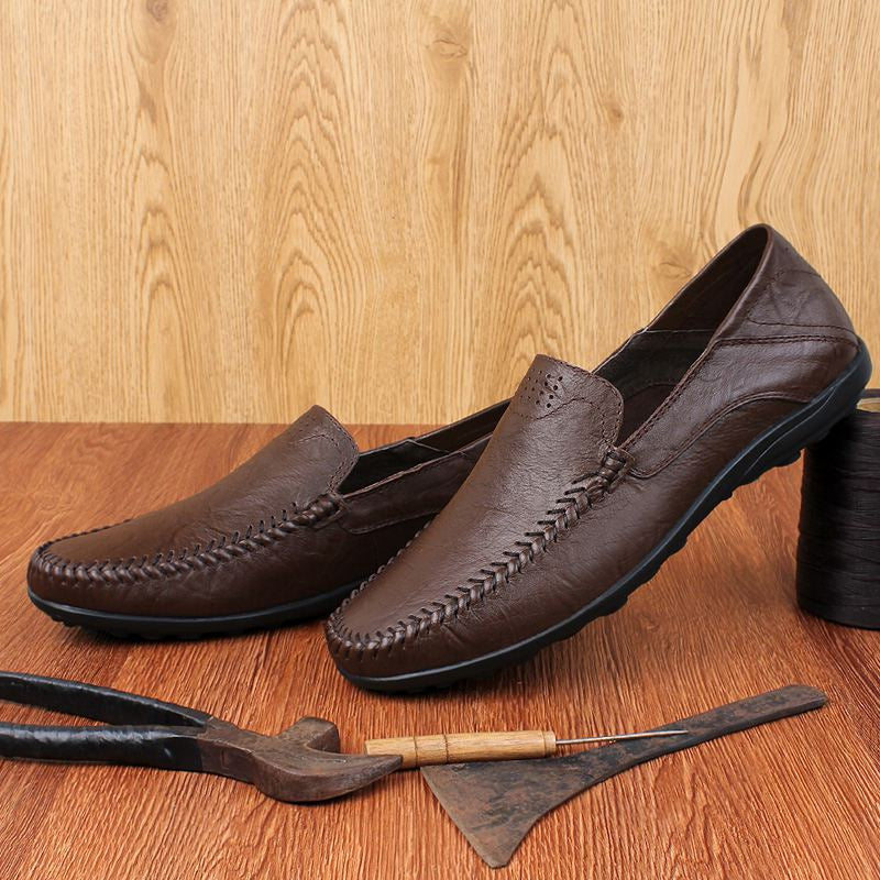 Mocassin Camel Homme