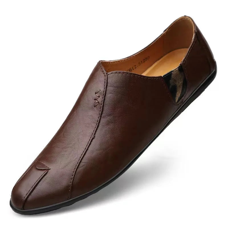 Mocassin Chocolat Homme