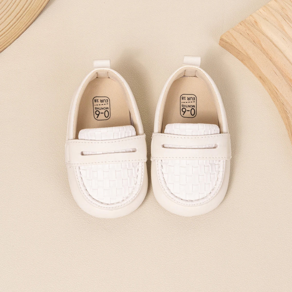 KIDSUN Baby Girls Boys Classic Loafers Infant Oxford Dress Shoes Prewalker Soft Slip On Moccasin Crib Flats Newborn Shoes