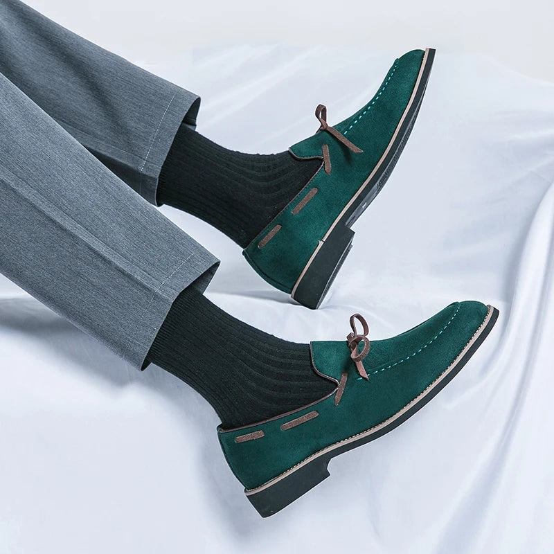 Mocassin Penny Homme Vert