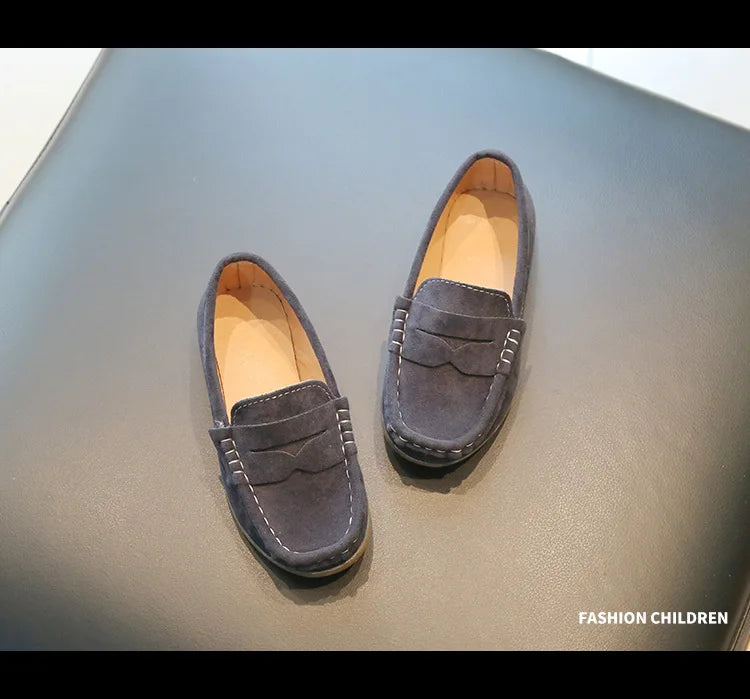 Boy Leather Shoe Spring Autumn Versatile Children's School Formal Performance Loafers Causal Non-slip Kids Slip-on Flats Shoes