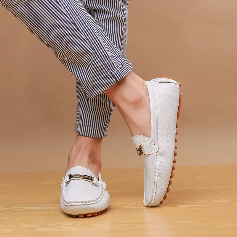 Mocassin Turquoise Homme