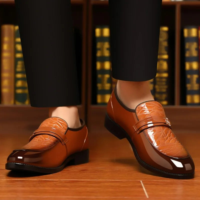 Mocassin Homme Bout Pointu Vernis