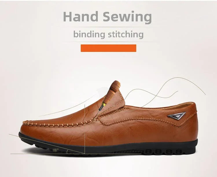 Mocassin Noir Homme Confortable