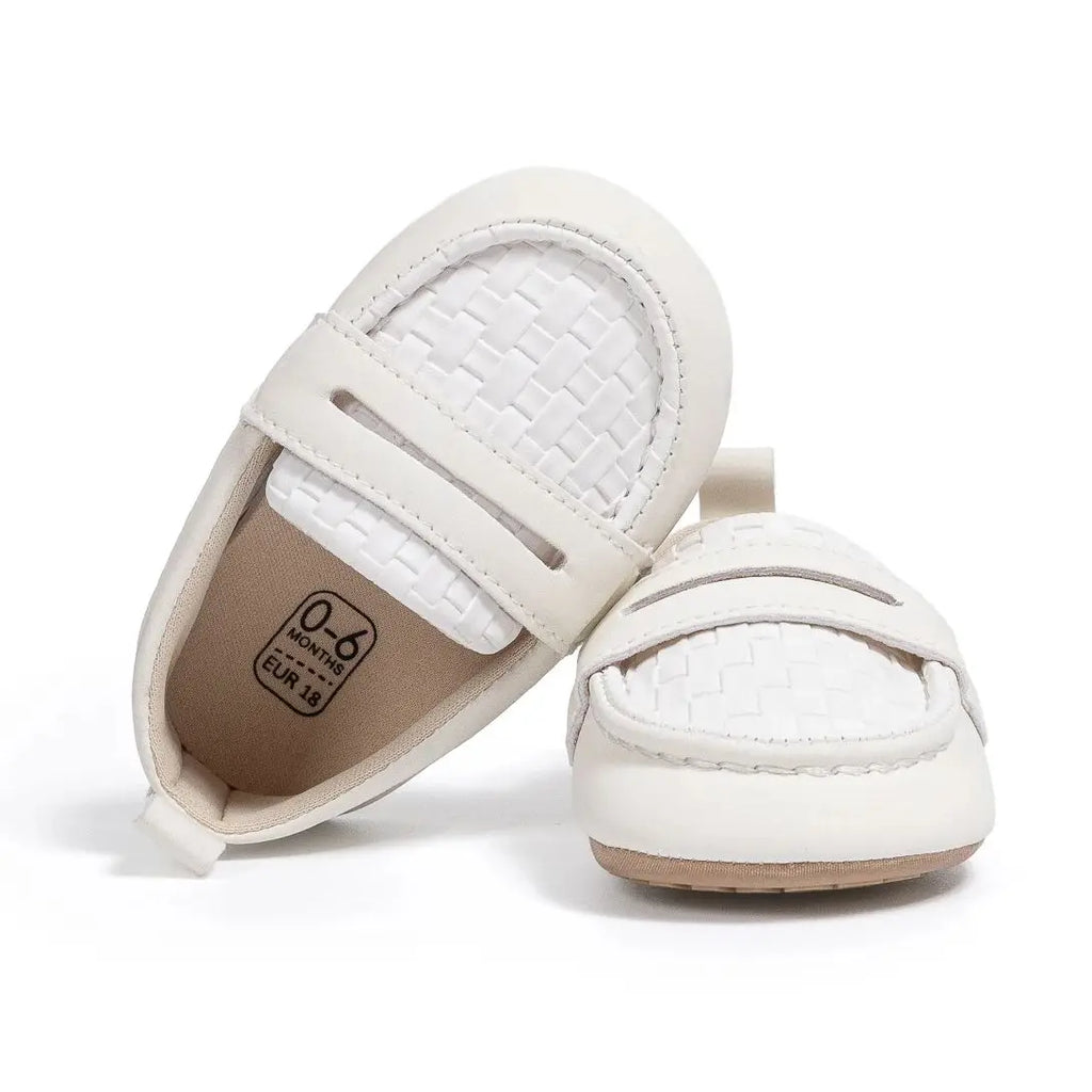KIDSUN Baby Girls Boys Classic Loafers Infant Oxford Dress Shoes Prewalker Soft Slip On Moccasin Crib Flats Newborn Shoes