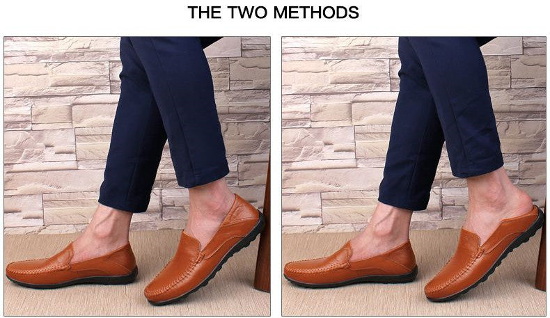 Mocassin Camel Homme