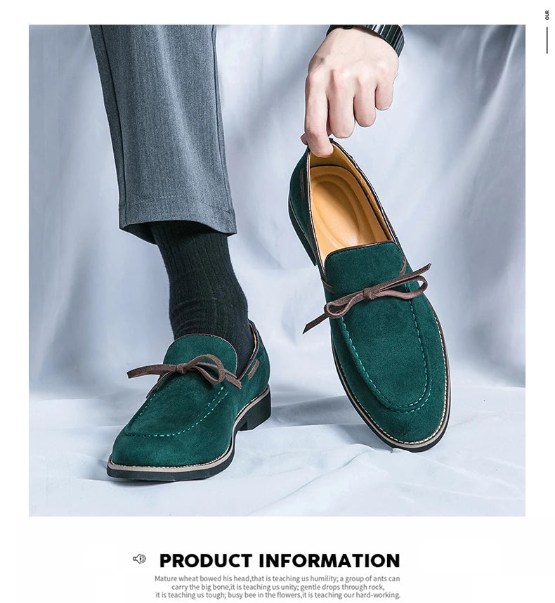 Mocassin Penny Homme Vert