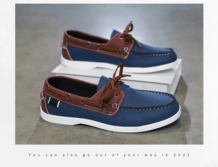 Mocassin Bateau Homme Marron