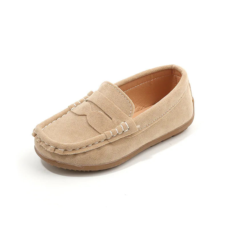 Spring Autumn Boy Leather Shoe Fashion Breathable Non-slip Children Loafers Causal Kids School Party Wedding Formal Flats Shoes