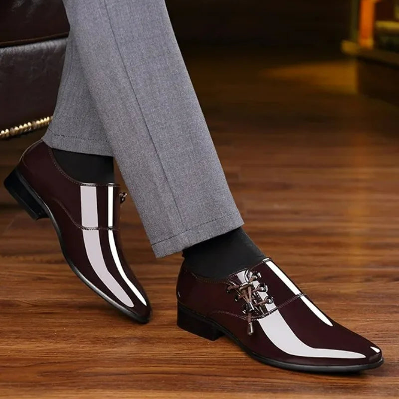 Mocassin Homme Bout Pointu Vernis