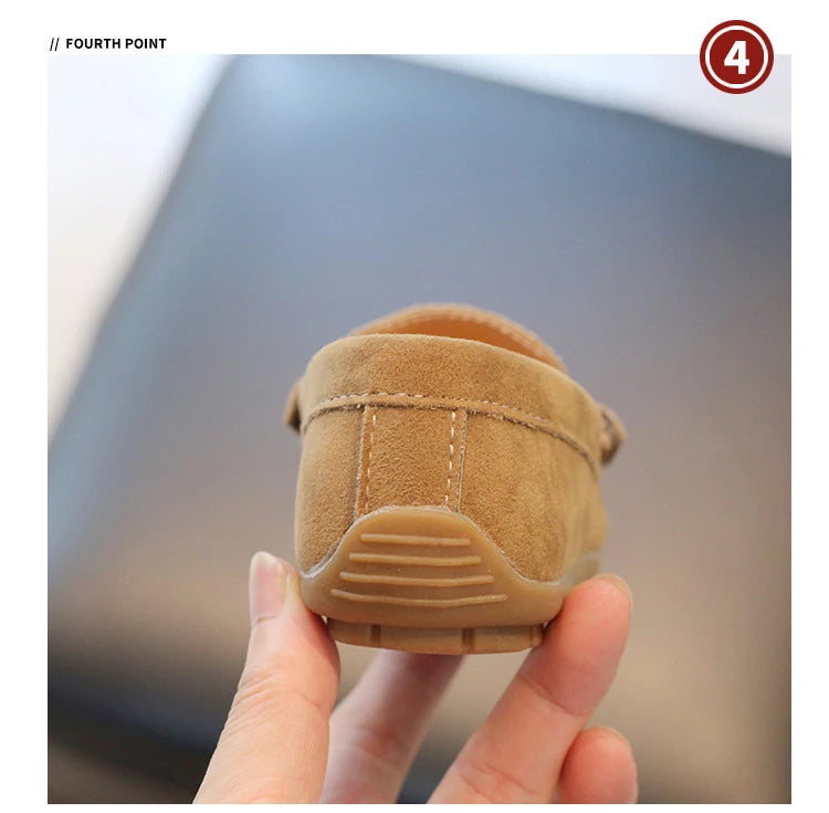 Spring Autumn Boy Leather Shoe Fashion Breathable Non-slip Children Loafers Causal Kids School Party Wedding Formal Flats Shoes