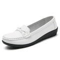 Genuine Leather Women Flats Fashion Soft Flat Shoes Moccasins Shoes Women Casual Ballet Flats Retro Zapatos De Mujer Plus Size