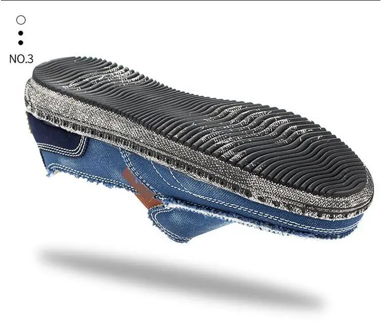 Mocassin Toile Homme