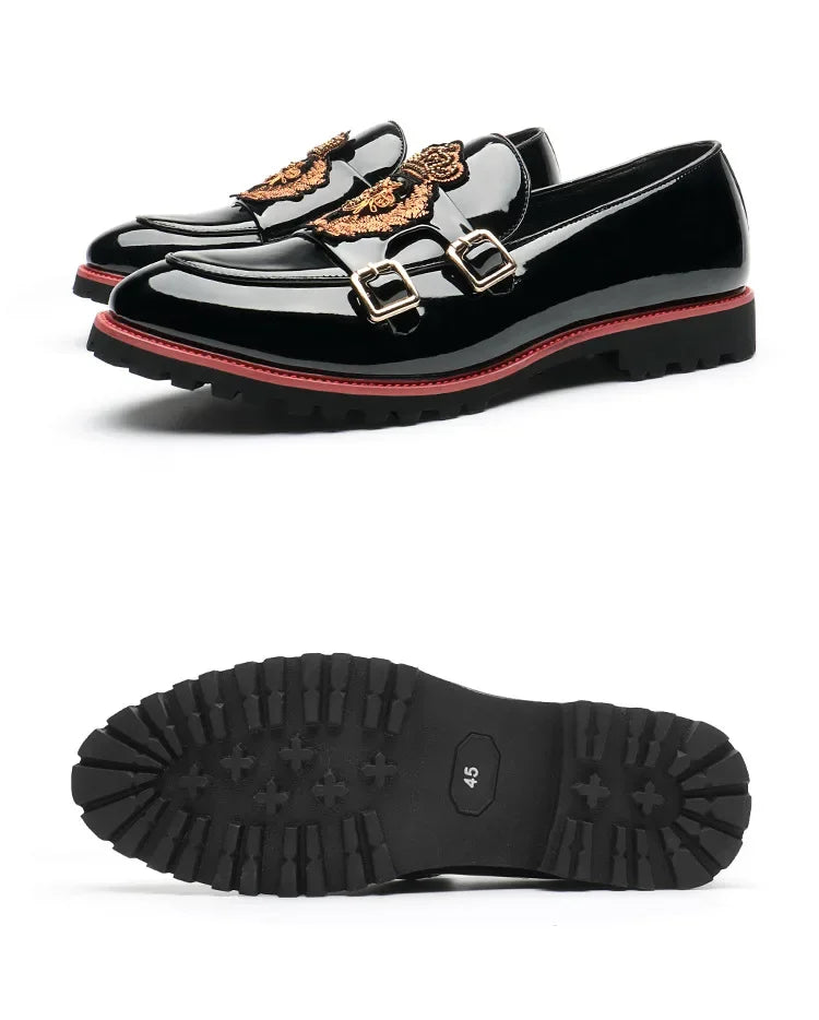Mocassin Brodé Homme