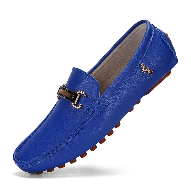 Mocassin Turquoise Homme