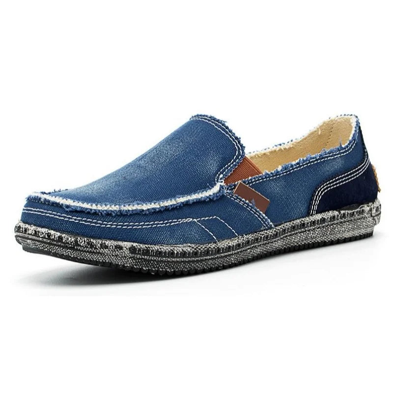 Mocassin Toile Homme